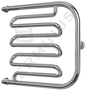 Полотенцесушитель водяной Terminus Фокстрот-Лиана AISI 500х700 полированная сталь 4620768880995, 2