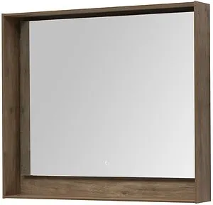 Зеркало с подсветкой Aquanet Милан 100 дуб рустикальный 00336401, 3