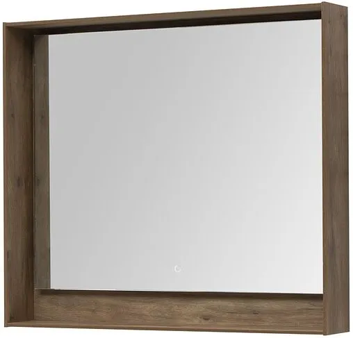 Зеркало с подсветкой Aquanet Милан 100 дуб рустикальный 00336401