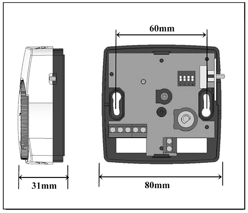 Проводной комнатный терморегулятор НО/НЗ 24В WATTS WFHT-Dual белый 10021101