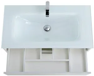 Тумба-умывальник подвесная BelBagno KRAFT 100 Bianco Opaco KRAFT-1000-2C-SO-BO+, 5