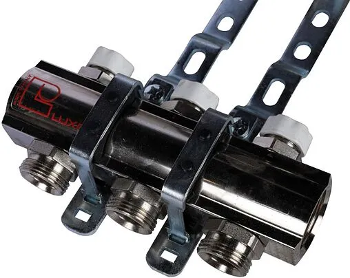 Группа коллекторная без расходомеров 3 отвода 1&quot;в/в x ¾&quot;ек Luxor CD 468M/3 15552703MN