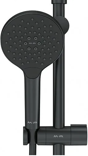 Душевая система со смесителем для ванны Am.Pm Like чёрный матовый F0780722 Душевая система со смесителем для ванны Am.Pm Like чёрный матовый F0780722