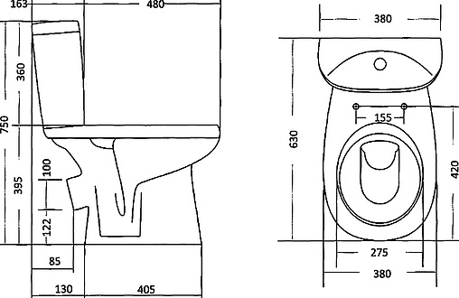 Унитаз-компакт Santek Анимо белый 1WH302134 Унитаз-компакт Santek Анимо белый 1WH302134