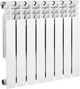 Радиатор алюминиевый 8 секций Konner LUX 500/100 6128640 Радиатор алюминиевый 8 секций Konner LUX 500/100 6128640, 1