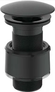 Выпуск без перекрытия для раковины без перелива Ideal Standard чёрный шелк J3291XG Выпуск без перекрытия для раковины без перелива Ideal Standard чёрный шелк J3291XG, 1