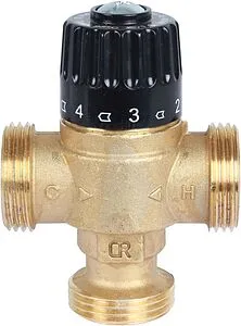 Трехходовой термостатический смесительный клапан 1&quot; +30...+65°С Kvs 1.8 Stout SVM-0125-186525, 3