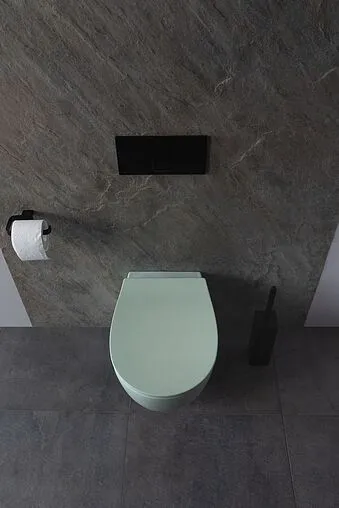 Унитаз подвесной безободковый Allen Brau Fantasy мятный 4.11004.MT