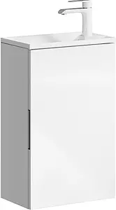 Тумба-умывальник подвесная Aqwella Accent 40 белый ACC0104W+Mal.04.04.D Тумба-умывальник подвесная Aqwella Accent 40 белый ACC0104W+Mal.04.04.D, 1