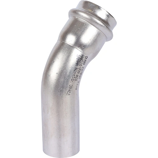 Уголок пресс однорастубный 28мм угол 45° Sanha NiroSan 9040 6904028