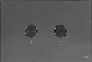 Клавиша смыва для унитаза OLI Blink 882567 gun metal Клавиша смыва для унитаза OLI Blink 882567 gun metal, 1