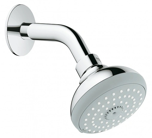 Лейка верхнего душа с настенным креплением Grohe New Tempesta 100 хром 26088000