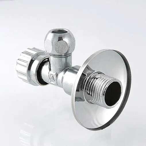 Кран шаровый угловой ½&quot;н x ⅜&quot;н x 10ц хром Valtec VT.281.N.0410