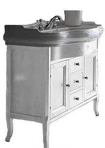 Тумба под умывальник напольная Kerasan Retro 100 белый матовый 734730 Тумба под умывальник напольная Kerasan Retro 100 белый матовый 734730, 1