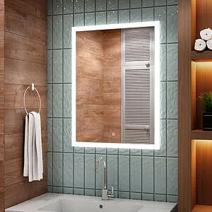 Зеркало с подсветкой Continent Sevilla Led 50x70 с бесконтактным сенсором белый ЗЛП469/1, 4