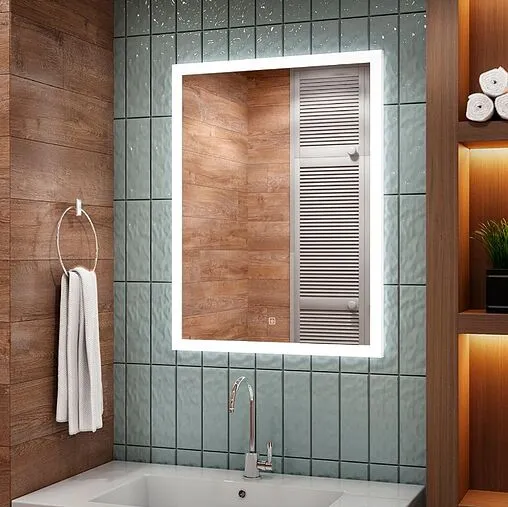 Зеркало с подсветкой Continent Sevilla Led 50x70 с бесконтактным сенсором белый ЗЛП469/1