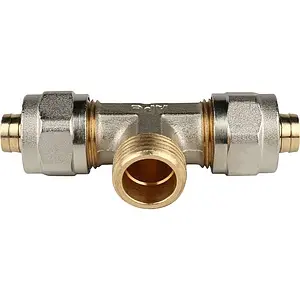 Тройник компрессионный переходной 16мм x ½"н x 16мм APE 733L 12x16, 5