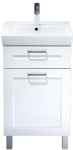 Тумба-умывальник напольная IDDIS Sena 50 белый/дерево SEN50W1i95+0035000i28