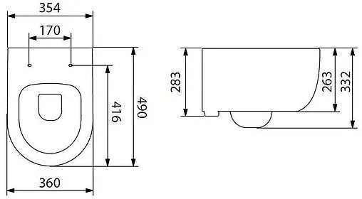 Биде подвесное Allen Brau Priority белый 4.31005.20