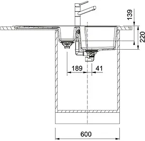 Мойка кухонная Franke Urban UBG 651-100 белый 114.0595.440 Мойка кухонная Franke Urban UBG 651-100 белый 114.0595.440, 3