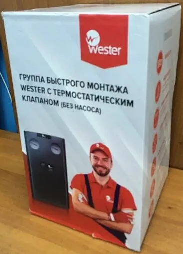 Насосный модуль с термостатическим смесительным клапаном 1½&quot;н х 1&quot;н Wester DN25 0-05-0030 без насоса