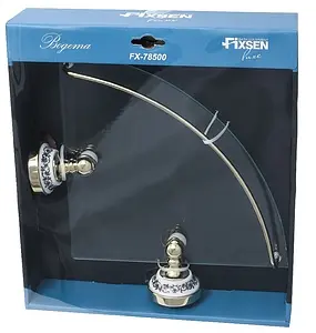 Полка Fixsen Bogema gold золото/с рисунком FX-78503AG, 2
