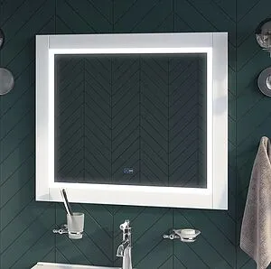 Зеркало с подсветкой Continent Relax Led 80x60 с музыкальным блоком, с подогревом белый ЗЛП124 Зеркало с подсветкой Continent Relax Led 80x60 с музыкальным блоком, с подогревом белый ЗЛП124, 4