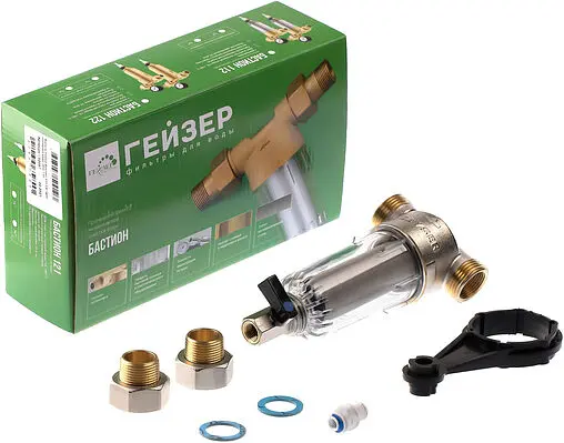 Фильтр тонкой очистки воды ¾"н x ¾"н Гейзер Бастион 111 32667