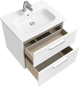 Тумба под умывальник подвесная Roca Victoria 60 белый глянец A857468806, 3