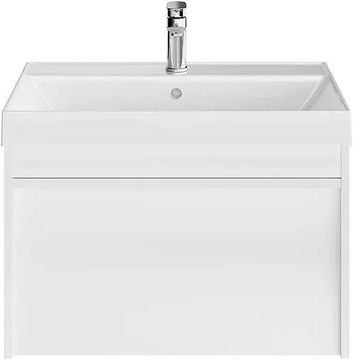 Тумба под умывальник подвесная Kerama Marazzi Modula 70 белая глянцевая MO.70.1+1\WHT