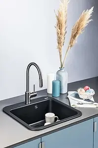 Мойка кухонная Omoikiri Tasogare 51-BL черный 4993742 Мойка кухонная Omoikiri Tasogare 51-BL черный 4993742, 5