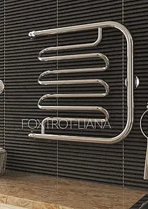 Полотенцесушитель водяной Terminus Фокстрот-Лиана AISI 600х500 полированная сталь 4620768881350, 3