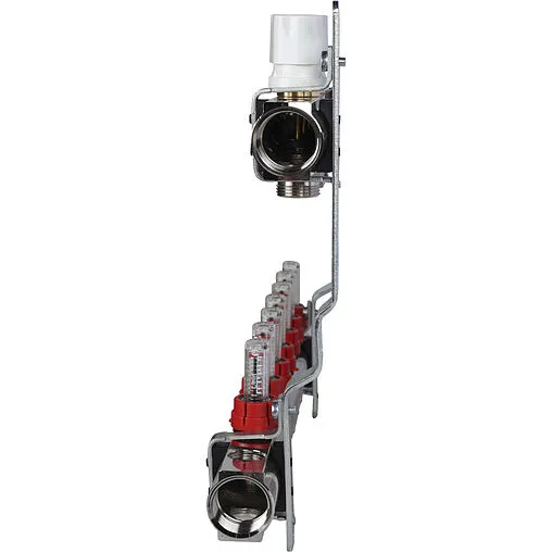 Группа коллекторная с расходомерами 7 отводов 1&quot;в/в x ¾&quot;ек Luxor CD 477/7 15662707N