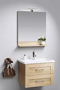 Зеркало с подсветкой Aqwella Foster 70 дуб сонома FOS0207DS Зеркало с подсветкой Aqwella Foster 70 дуб сонома FOS0207DS, 4