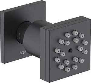 Душевая форсунка Aquatek чёрный матовый AQ2098MB, 1