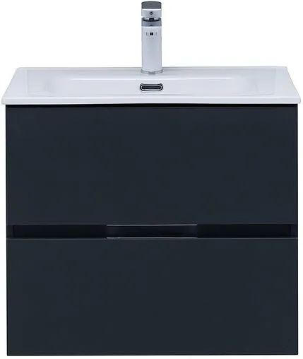 Тумба под умывальник подвесная Aquanet Алвита New 60 антрацит 00277511