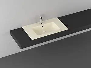 Раковина ISVEA SistemaT 81.5 слоновая кость 10SL51081SV-2K Раковина ISVEA SistemaT 81.5 слоновая кость 10SL51081SV-2K, 3