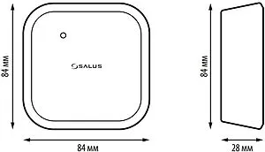 Крепёж для настенной установки SR600 Salus SMART HOME белый SRS600 Крепёж для настенной установки SR600 Salus SMART HOME белый SRS600, 2