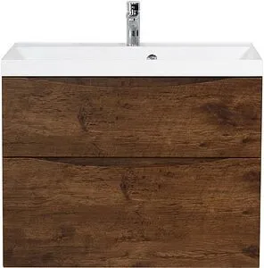 Тумба-умывальник подвесная BelBagno MARINO-H60 80 Rovere Moro MARINO-H60-800-2C-SO-RW-P+, 1