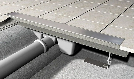 Лоток душевой 950мм h=95мм 1.15л/сек AlcaPlast APZ6-950 Professional