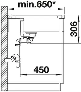 Мойка кухонная Blanco Blanco Delta II 104.2 тёмная скала 523671, 4