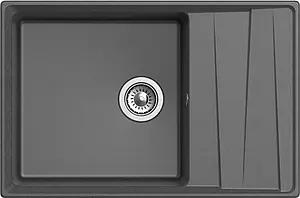 Мойка кухонная GranFest Level LV-760L антрацит Мойка кухонная GranFest Level LV-760L антрацит, 3