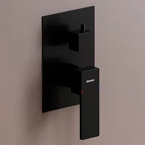 Смеситель для ванны скрытого монтажа Damixa Gala чёрный матовый 537100300 Смеситель для ванны скрытого монтажа Damixa Gala чёрный матовый 537100300, 4