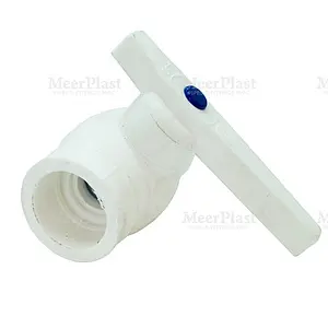 Кран шаровый для пп трубы 63мм x 63мм Meerplast 16.01.ШК63, 2