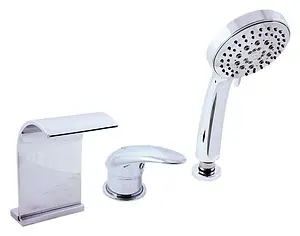 Смеситель на борт ванны на 3 отверстия Rav Slezak Dunaj хром D467.5Y, 1