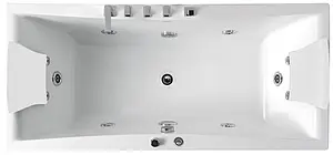 Ванна акриловая с гидромассажем Gemy 177x81 G9076 B Ванна акриловая с гидромассажем Gemy 177x81 G9076 B, 3