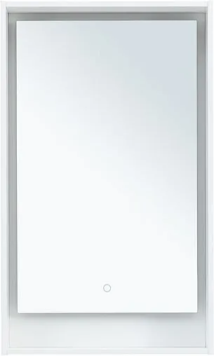 Зеркало с подсветкой Aquanet Милан 50 белый глянец 00336390