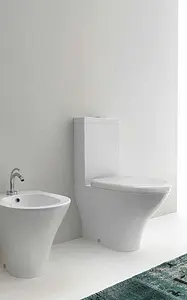 Биде напольное Kerasan Aquatech белый 372001, 5