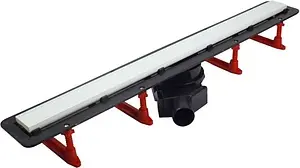 Лоток душевой Set 450мм h=62мм 0.8л/сек Pestan Confluo Frameless White Glass Line 450 13701211 Лоток душевой Set 450мм h=62мм 0.8л/сек Pestan Confluo Frameless White Glass Line 450 13701211, 1