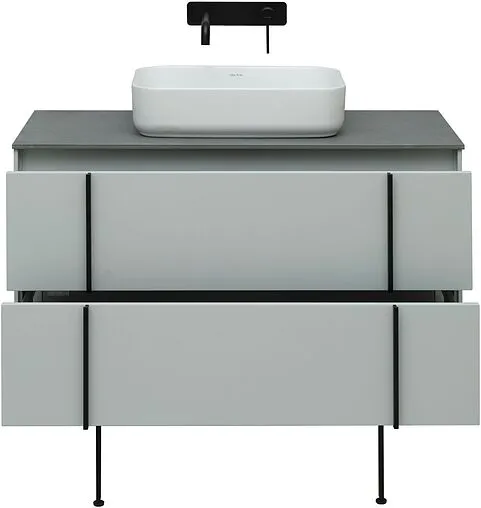 Тумба под умывальник подвесная Allen Brau Reality 100 папирус 1.32007.PWM